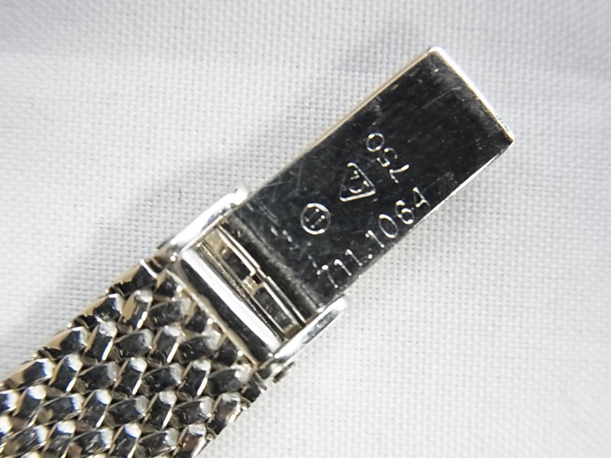 オメガアンティークレディース11mm時計ケース四角型ホワイトゴールド無垢手巻き式の高価売却
