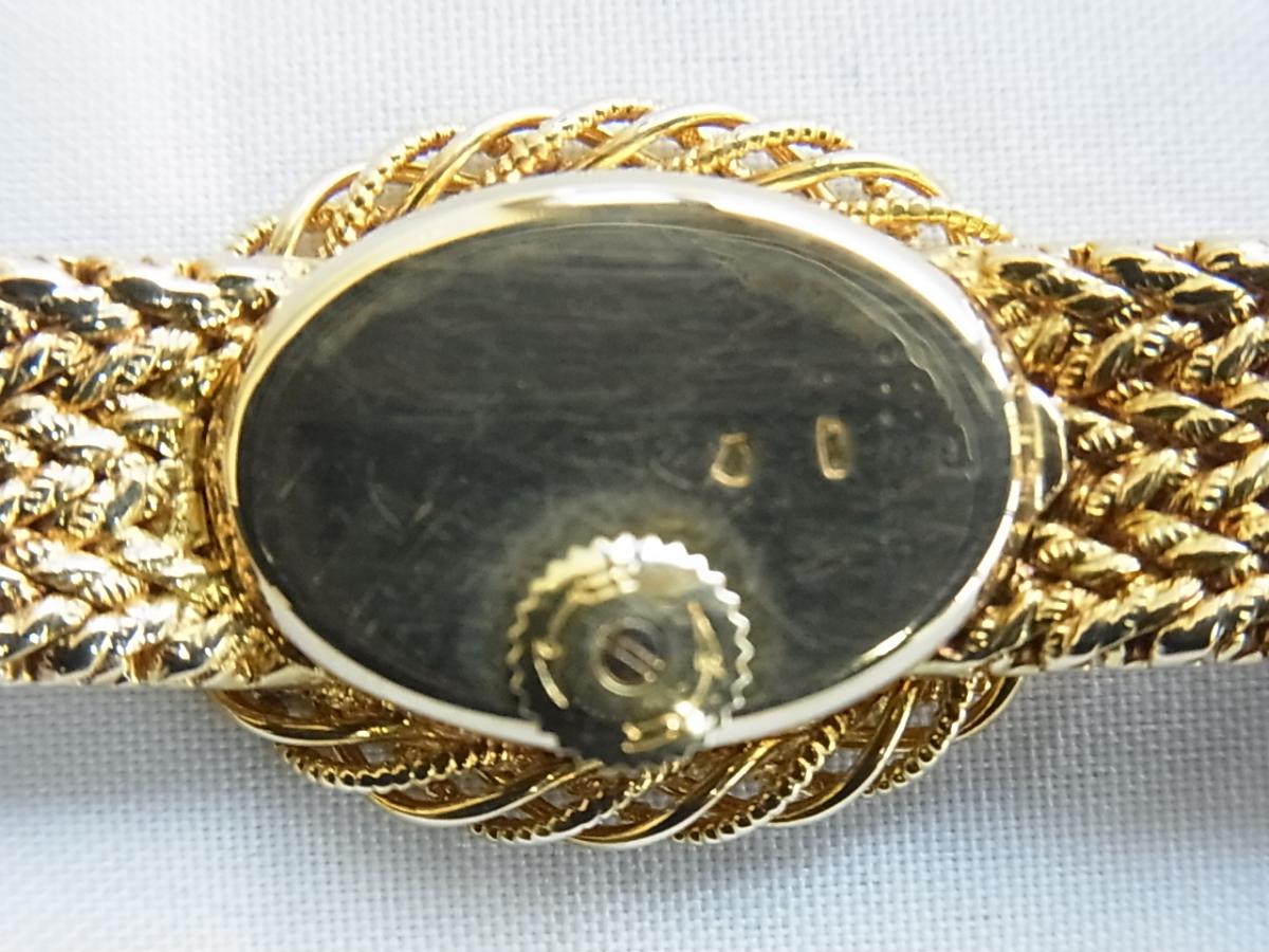 ヴァシュロンコンスタンタンアンティーク金無垢丸型翡翠ダイヤル手巻き式腕時計の売却実績