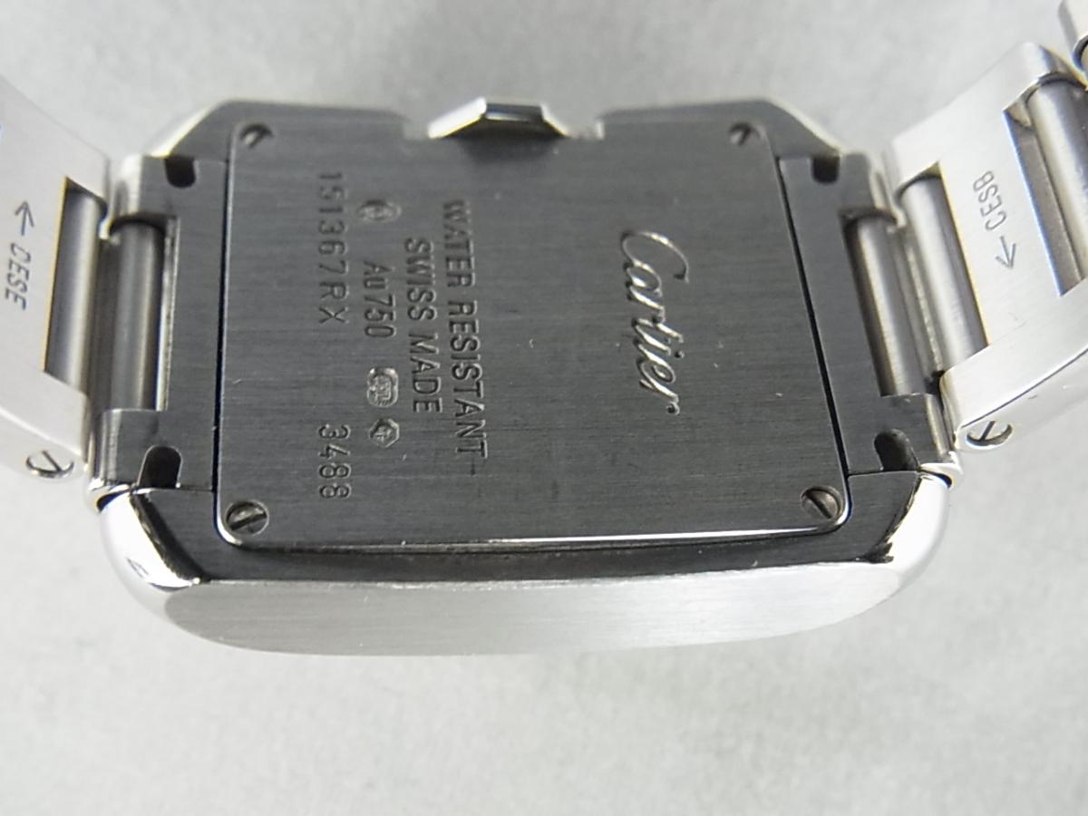 カルティエタンクアングレーズホワイトゴールド W5310023クオーツ式時計日本正規品の売却実績