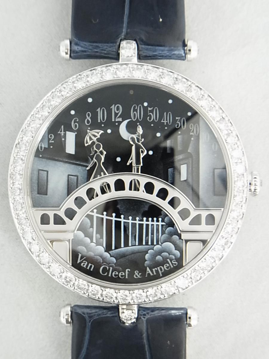 ヴァンクリーフアーペルポンデザムルーARN9VI00　時計ケースホワイトゴールド63.1g、ヴァンクリーフスペシャルダイヤモンド2.6ＣＴ使用の買取実績