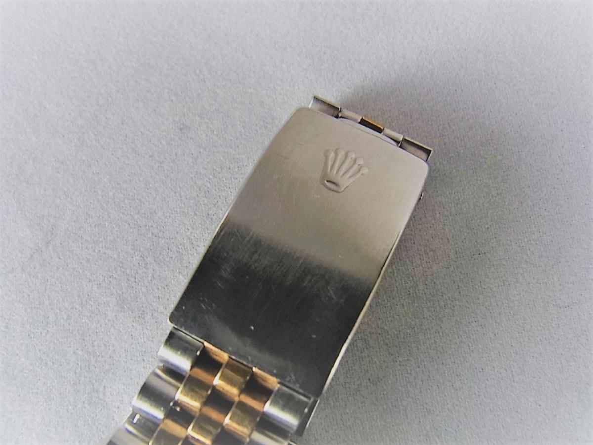 ロレックスデイトジャスト116233G　イエローゴールドポイントダイヤモンド＋ローマンインデックス　Ｗ番シリアル(1994年頃から1995年頃まで製造されたモデル)　高価売却　バックル画像