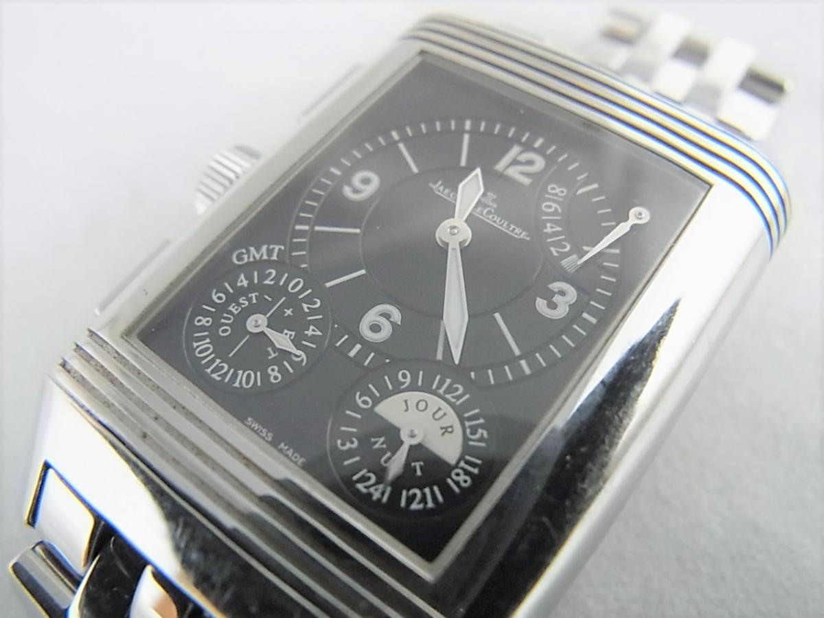 ジャガールクルトレベルソグランドGMT Q3028120,240.8.18 買取り実績フェイス斜め画像時計を売るなら()