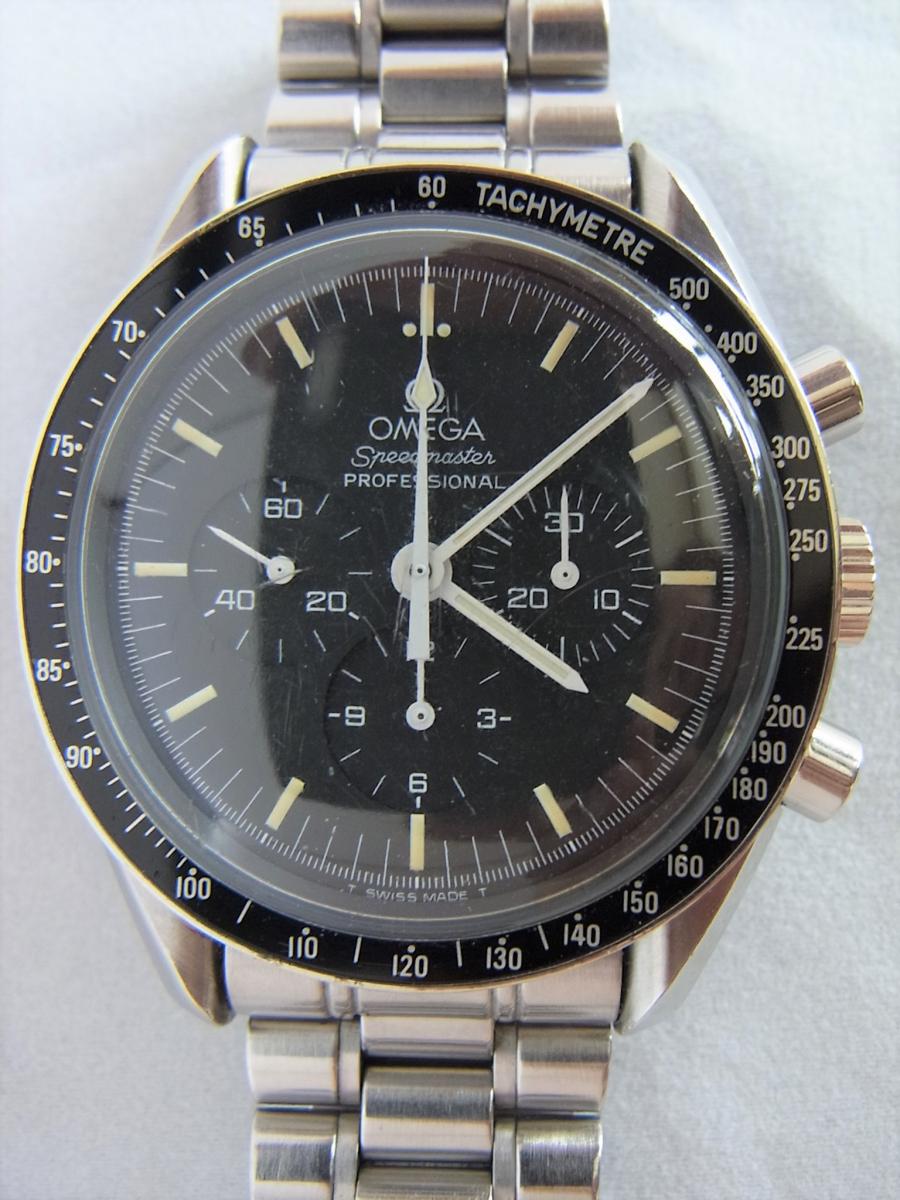 オメガスピードマスタープロフェッショナル3592.50　40ｍｍ　手巻き式腕時計、アポロ11号　10周年記念モデル 買取実績　正面全体画像