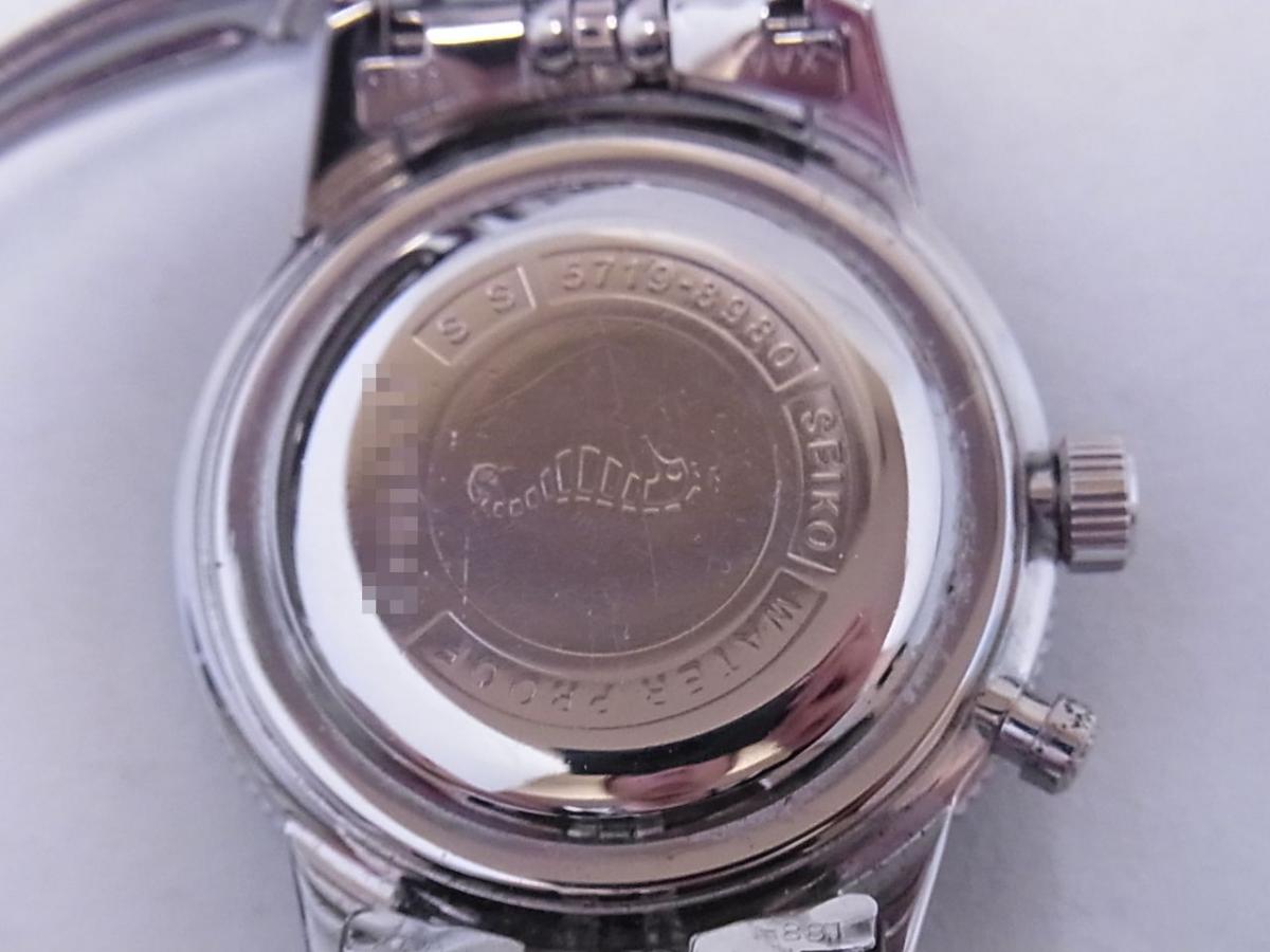 セイコー アンティーク 5719-8980 裏ぶた