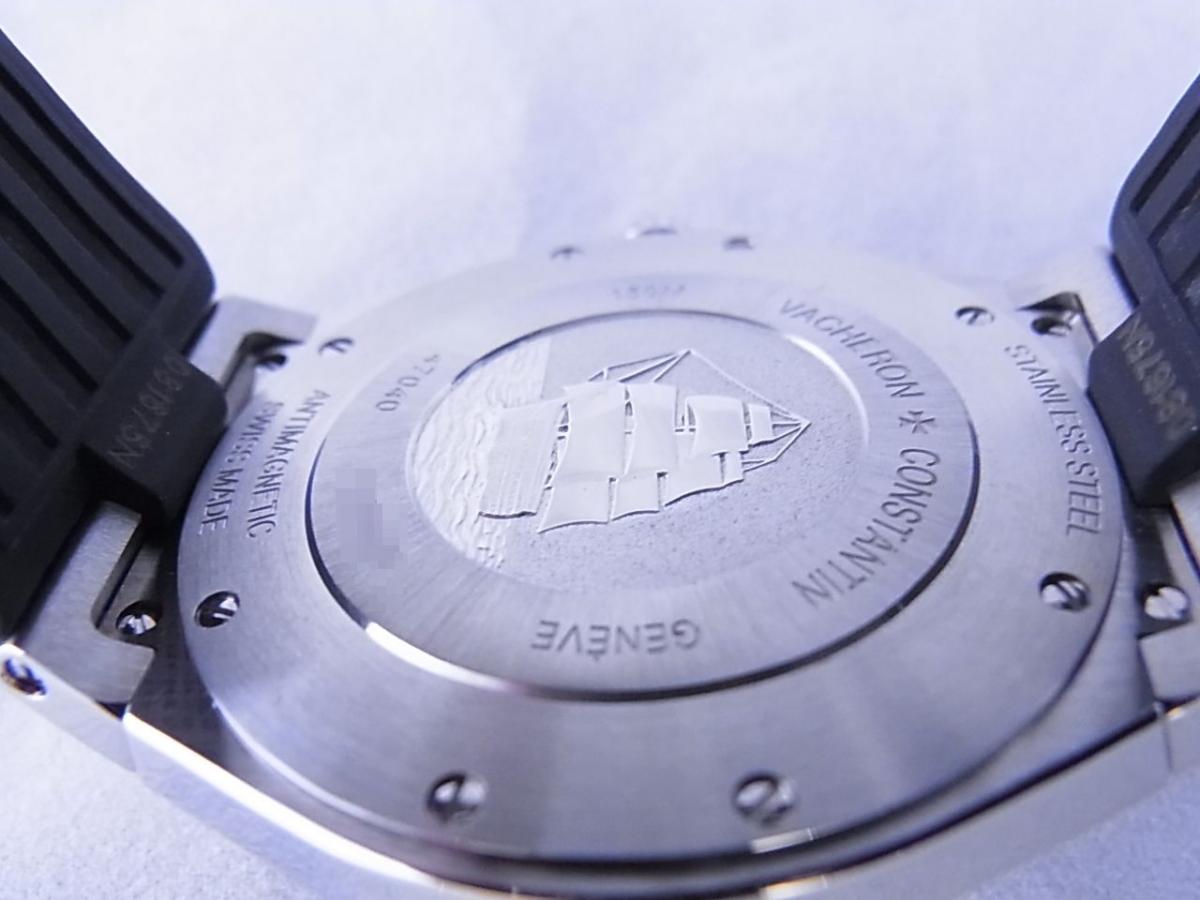 ヴァシュロンコンスタン タンオーヴァーシーズ・デイト・セルフワインディング　ref.47040/000W-9500　売却実績　裏蓋画像　時計を売るなら(