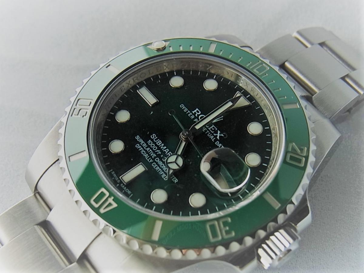 ロレックス サブマリーナ 116610LV ベゼル