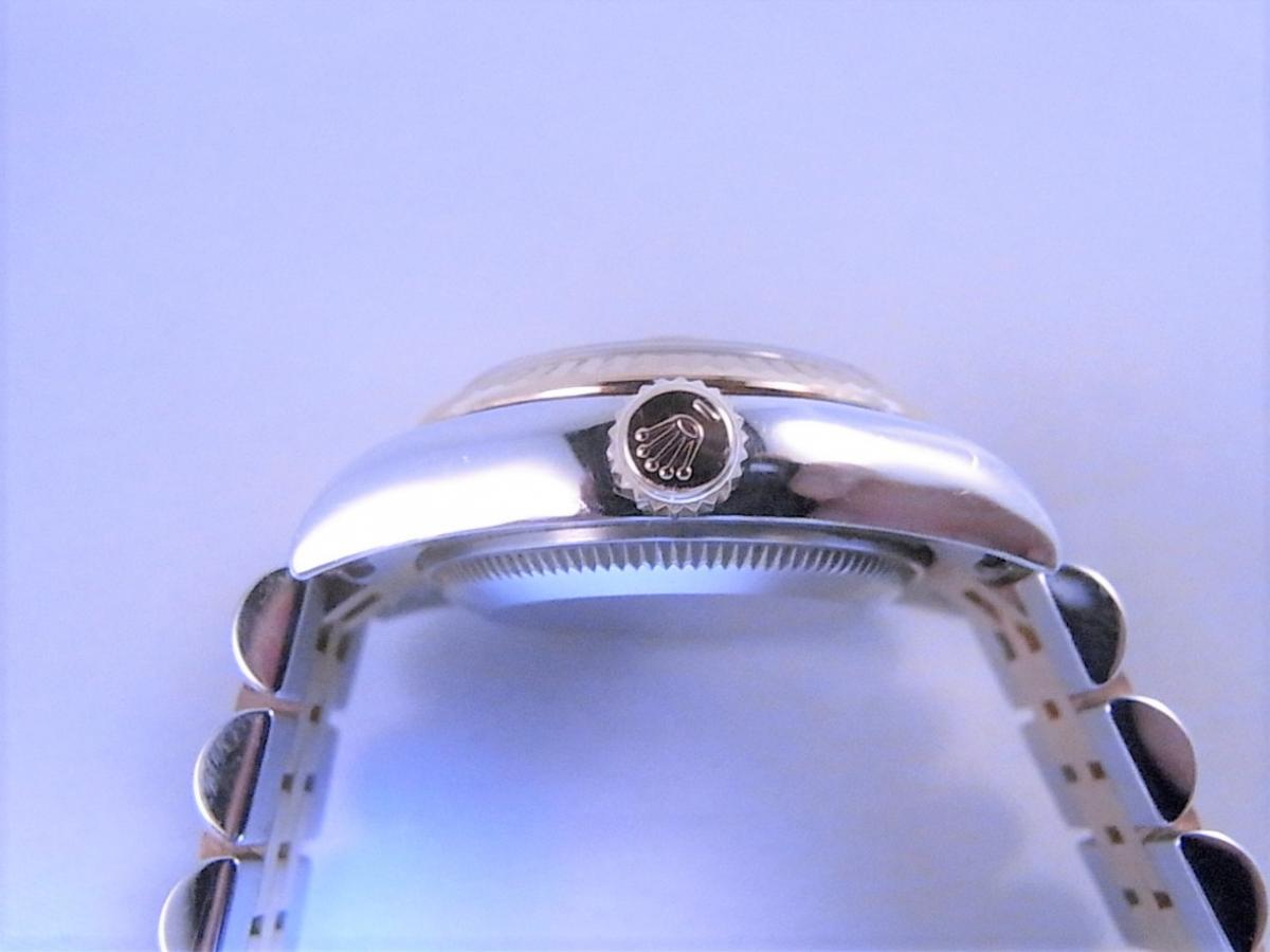 ロレックスデイトジャスト179171G　自動巻き式メンズ腕時計　買い取り実績　3時リューズサイド画像