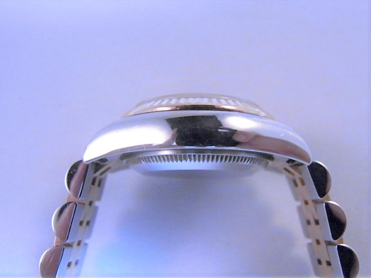 ロレックスデイトジャスト179171G　自動巻き式メンズ腕時計　高額売却実績　9時ケースサイド画像