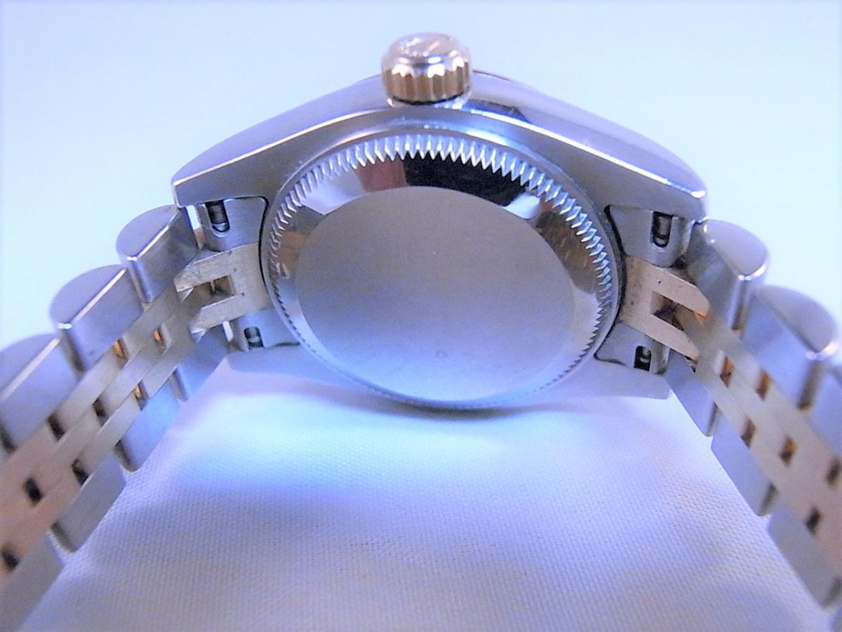 ロレックスデイトジャスト179171G　自動巻き式メンズ腕時計　売却実績　裏蓋画像