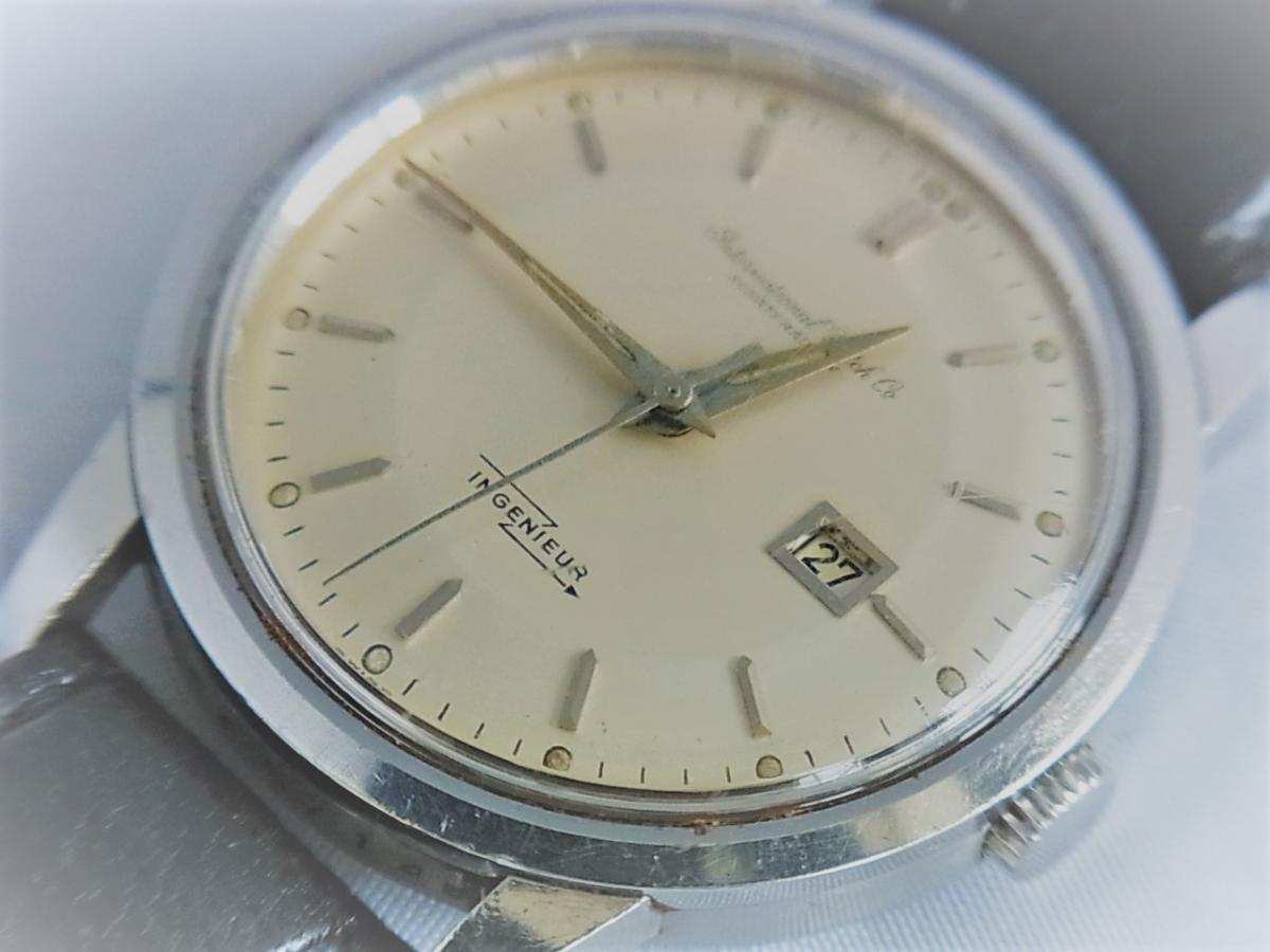 ＩＷＣインヂュニアアンティーク ref.666名機Cal.8531搭載　1950年代製造　メンズ腕時計　買取り実績　フェイス斜め画像