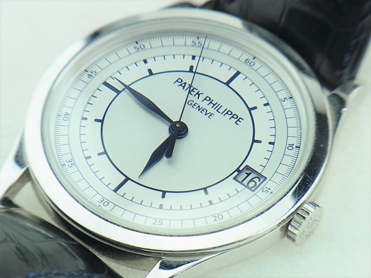 5296G-001 パテックフィリップカラトラバ シルバー5296G-001　メンズ腕時計　買取り実績　フェイス斜め画像