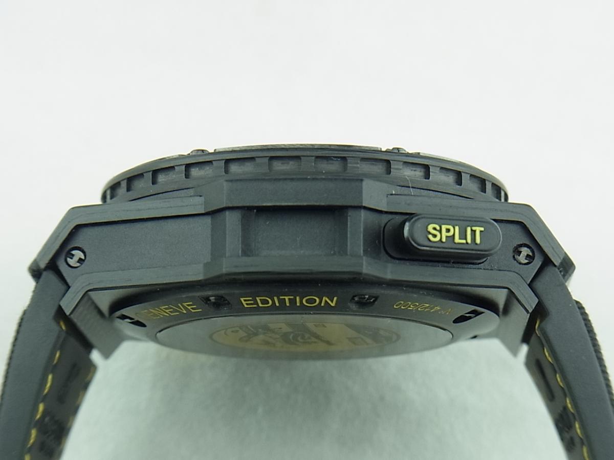 ウブロキングパワー719.QM.1729.NR.AES10 2010年製造　アイルトン・セナ生誕50周年モデル　限定数量500本 メンズ腕時計　高額売却実績　9時ケースサイド画像