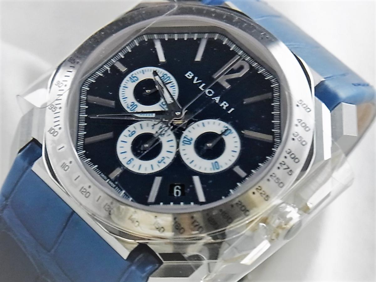 ブルガリオクトBGO41SCH メンズ腕時計　買取実績　買取り実績　フェイス斜め画像