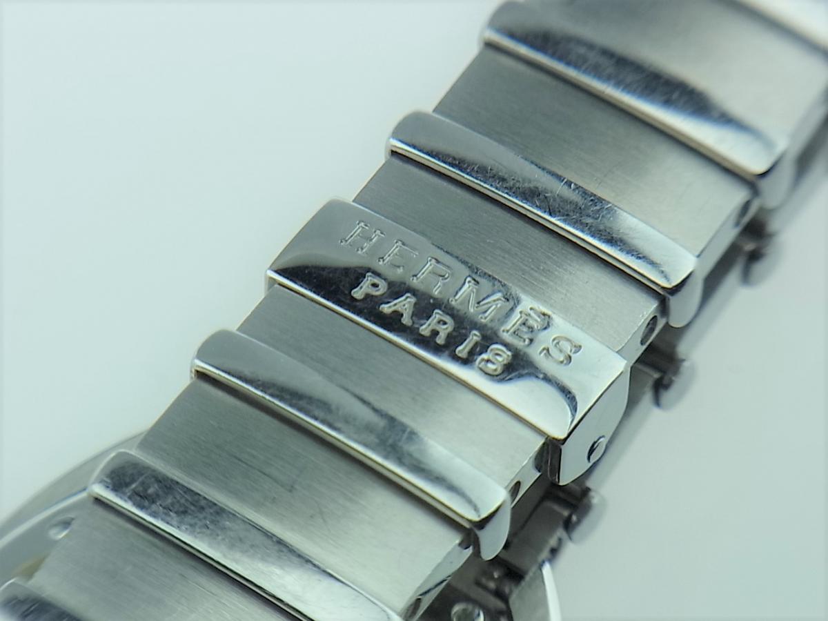 エルメス エスパスデジタル＆アナログ　アラーム機能　ES1.210　メンズ腕時計　高価売却　バックル画像
