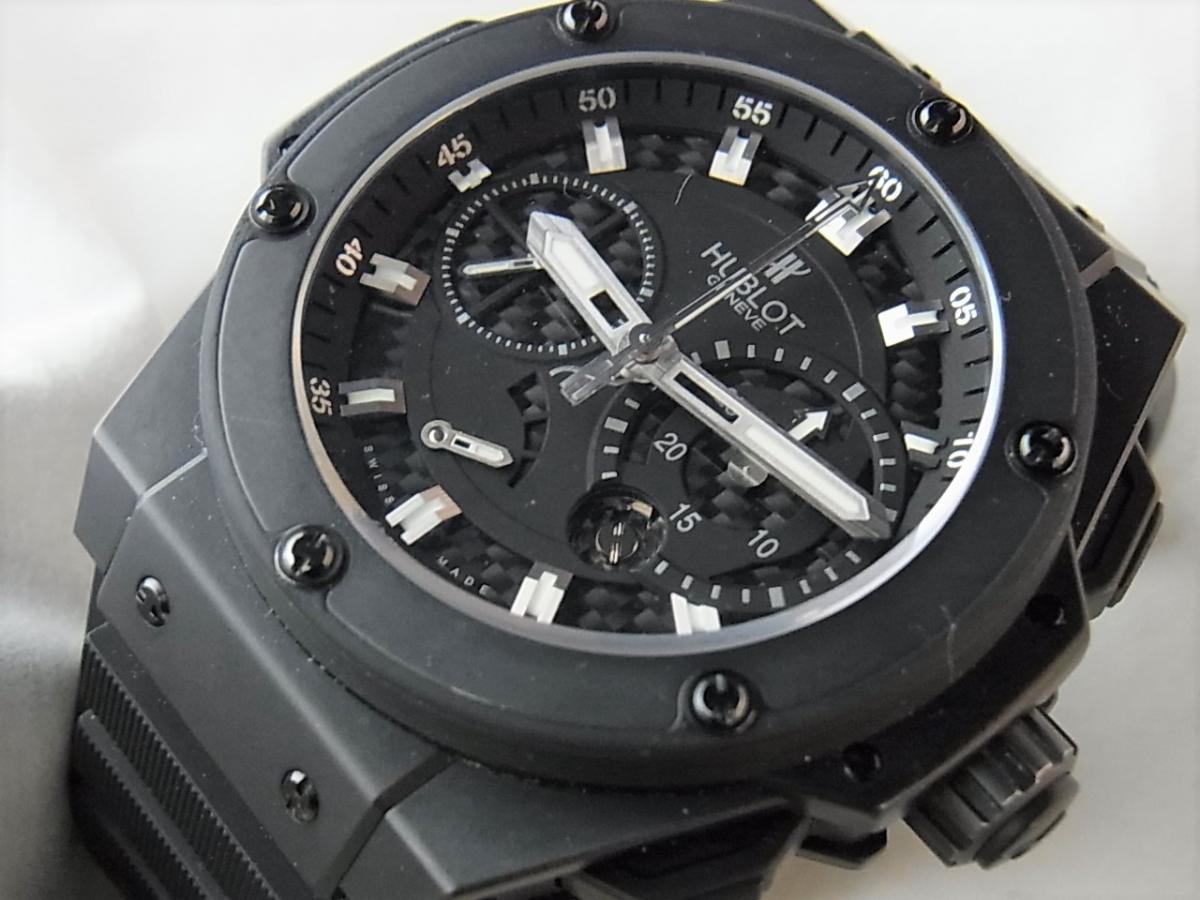 ウブロ キングパワー ブラックマジック709.CI.1770.RX　48mm　メンズ腕時計　買取り実績　フェイス斜め画像