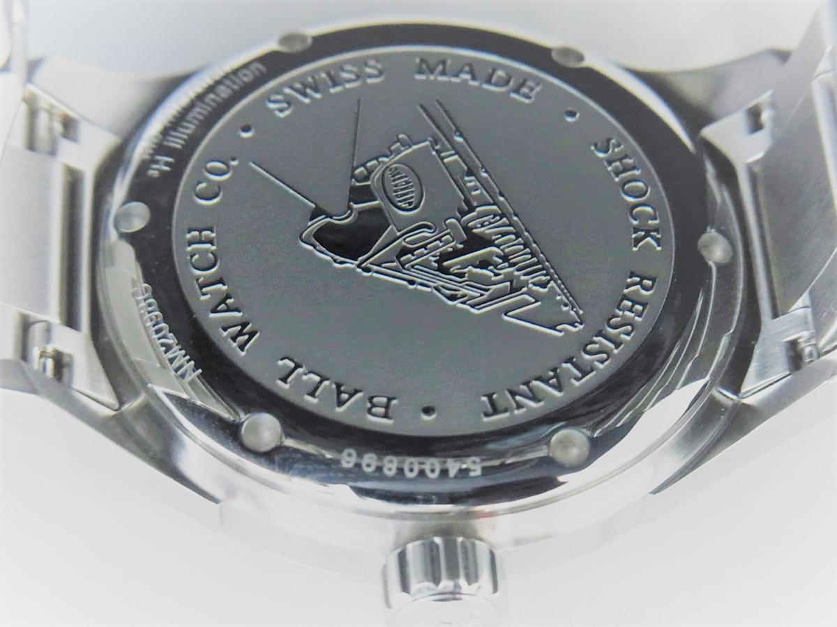 ボールウォッチ ストークマンヴィクトリーデイトnm2098c-s3j-sl メンズ腕時計　売却実績　裏蓋画像