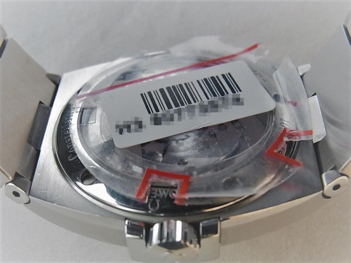 オメガ コンステレーション ダブルイーグル　コーアクシャル 1501.30 メンズ腕時計　売却実績　裏蓋画像