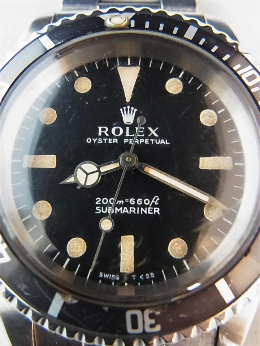 ロレックス 5513　メーターファースト下サブ ロング5　トリチウム 1968年頃製造　メンズ腕時計　買取実績　正面アップ画像