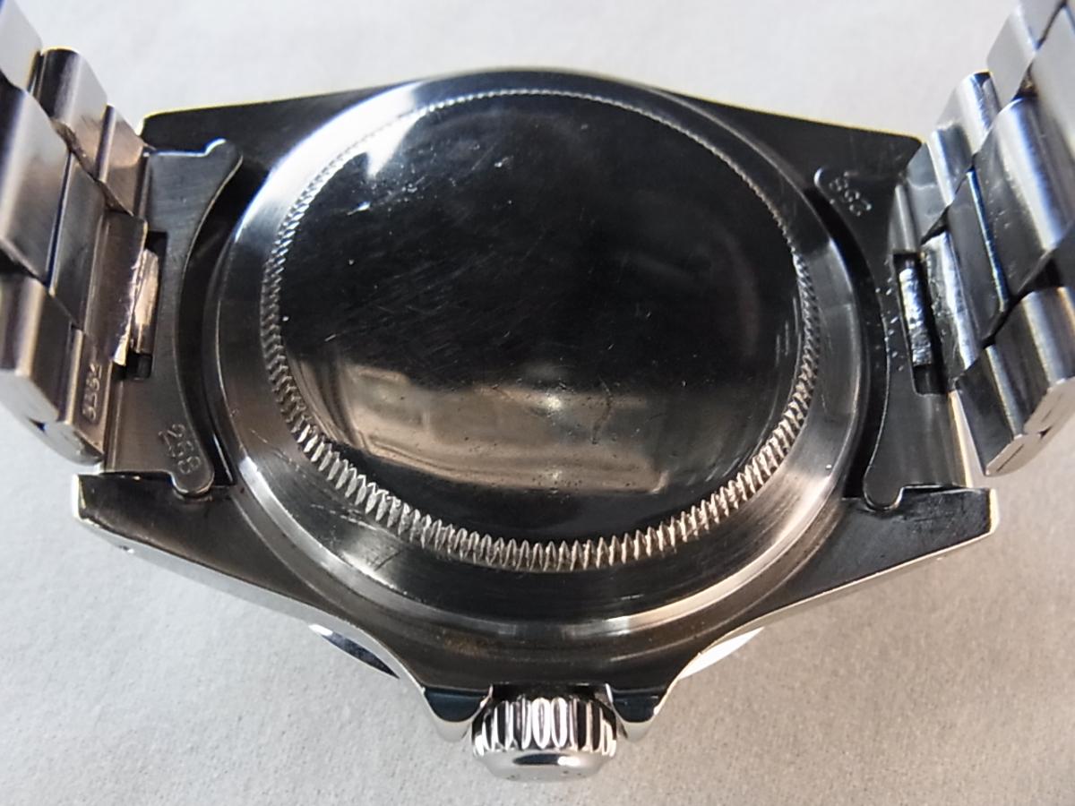 ロレックス 5513　メーターファースト下サブ ロング5　トリチウム 1968年頃製造　メンズ腕時計　売却実績　裏蓋画像