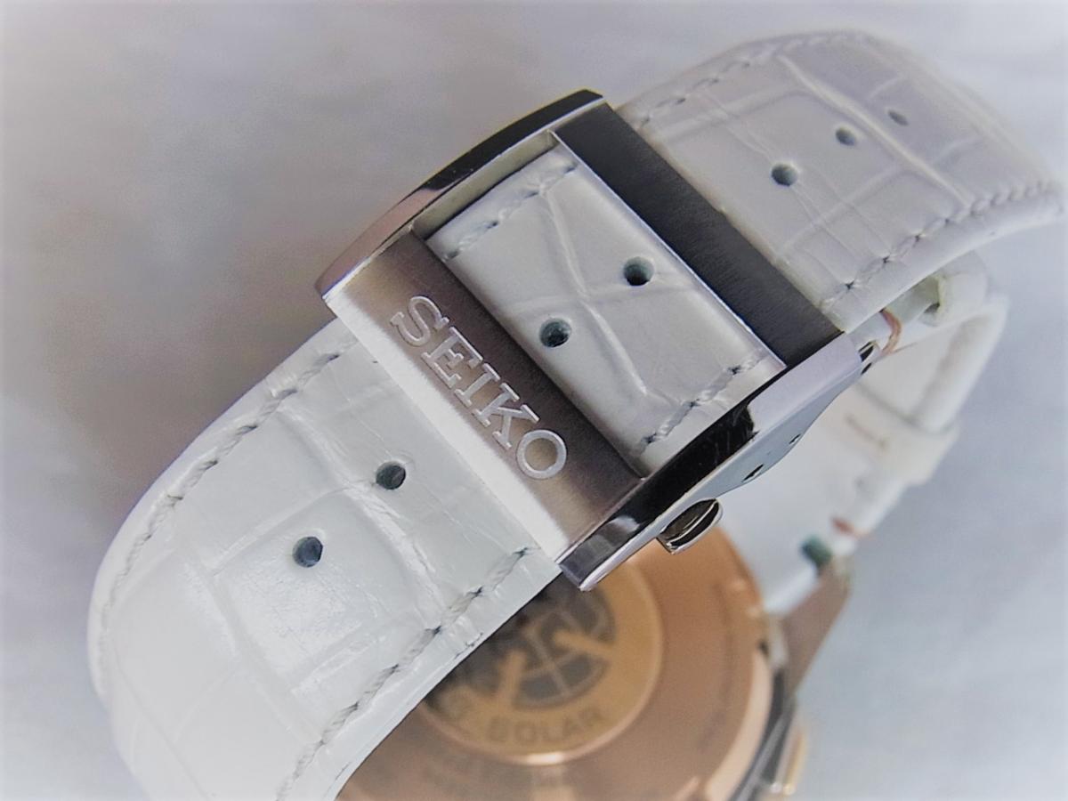 セイコー アストロン2014年リゾート限定モデル 限定数量1000本　GPSソーラーウォッチ　SBXB021Limited Edition メンズ腕時計　高価売却　バックル画像
