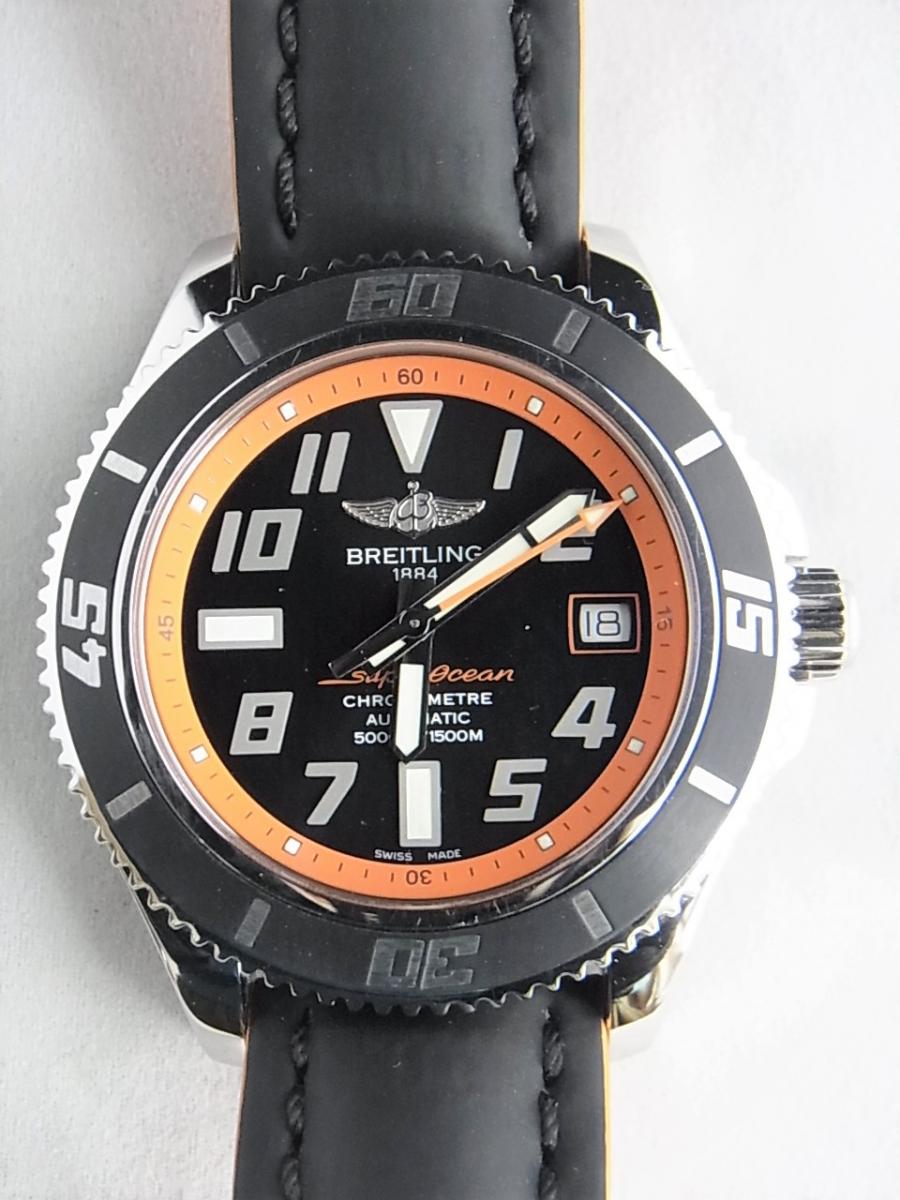 ブライトリング スーパーオーシャン42オレンジ限定Ａ17364/Ａ17364Ｙ4/BA89　244X 世界限定2000本　メンズ腕時計　買取実績　正面全体画像