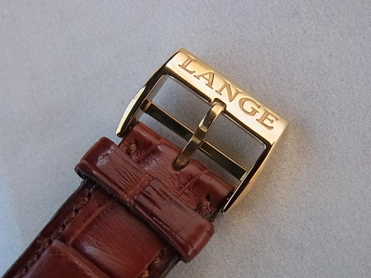 ランゲゾーネ 1815　LS2061AD/206.021 スモールセコンド　メンズ腕時計　高価売却　バックル画像