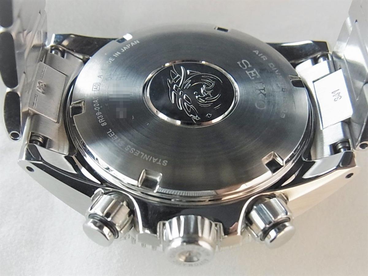 セイコー ブライツアナンタ SAEK013クロノグラフダイバー メンズ腕時計　売却実績　裏蓋画像