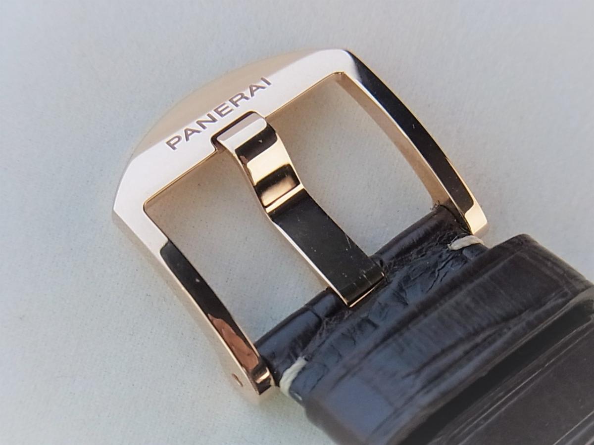 パネライ ラジオミール1940 PAM00512オロロッソ　PAM00513　手巻き自社製キャリバーP.999　2013年発売　メンズ腕時計　高価売却　バックル画像