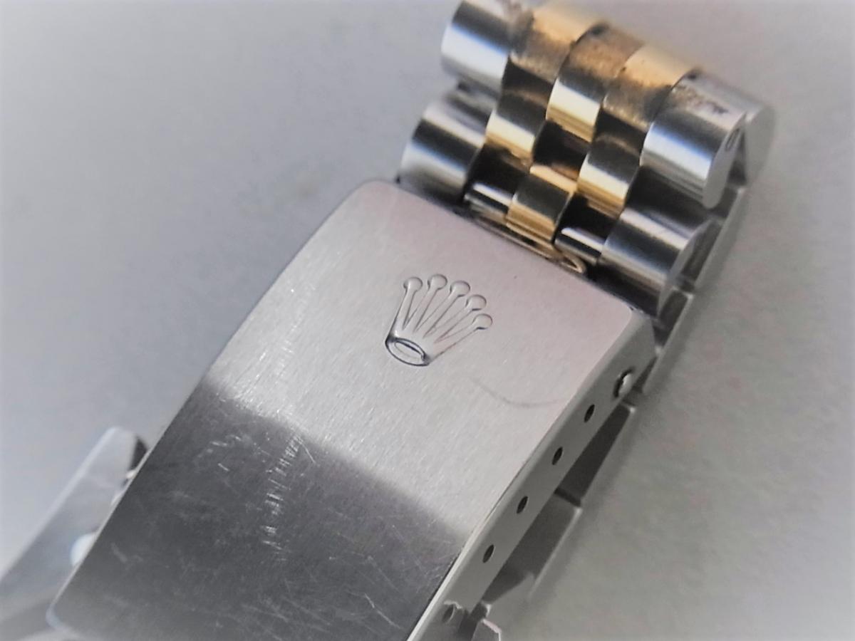 ロレックス デイトジャスト16233　100m防水機能　メンズ腕時計　高価売却　バックル画像