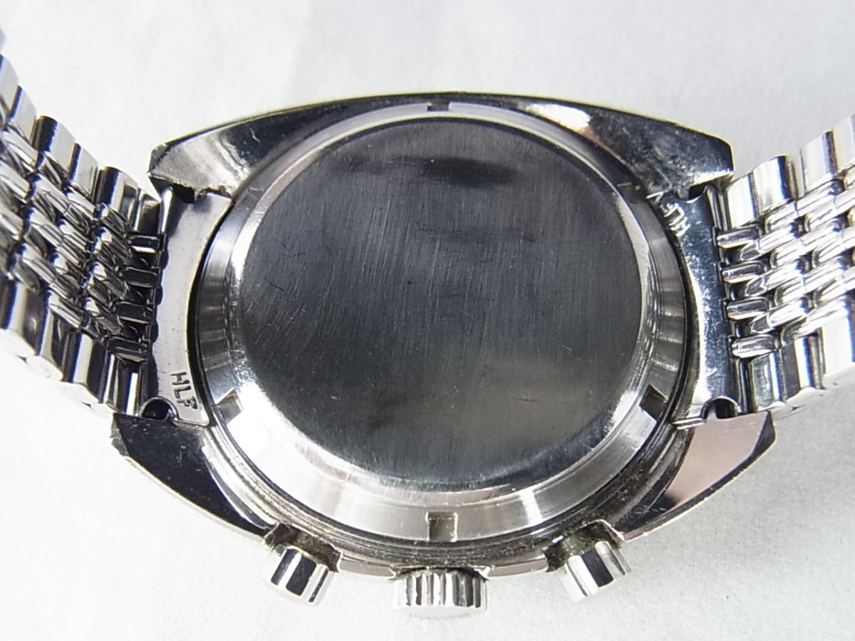ホイヤーオータビアアンティーク(ホイヤーHEUER表記)　バルジュー7736搭載モデル　メンズ腕時計　売却実績　裏蓋画像