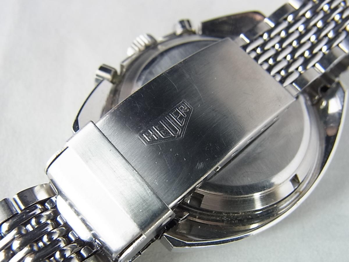 ホイヤーオータビアアンティーク(ホイヤーHEUER表記)　バルジュー7736搭載モデル　メンズ腕時計　高価売却　バックル画像