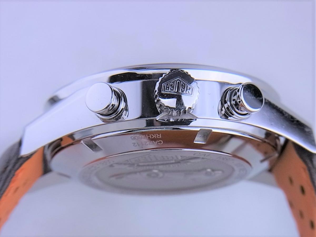 タグホイヤー カレラ300 SLR　CAR2112.FC6267 cal.1887 メルセデスベンツパートナーシップモデル300SLR メンズ腕時計　買い取り実績　3時リューズサイド画像