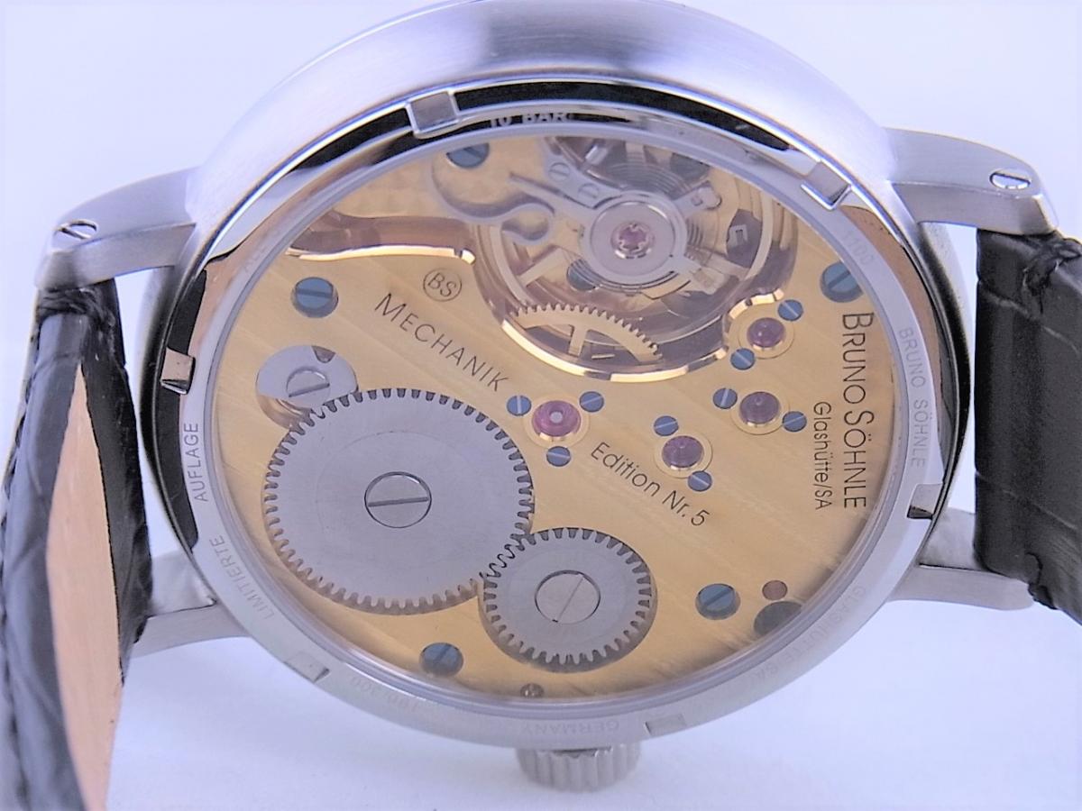 ブルーノゾンレー メカニック スモールセコンド　5 17-11100-227　メンズ腕時計　売却実績　裏蓋スケルトン画像