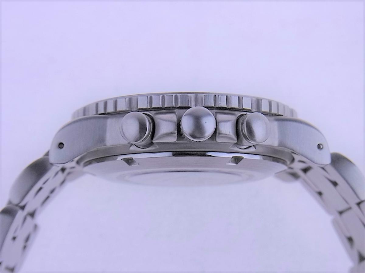 ゼニス フライバック01/02.0470.405 1990年代製造　両方向回転ベゼル 40mmメンズ腕時計　買い取り実績　3時リューズサイド画像