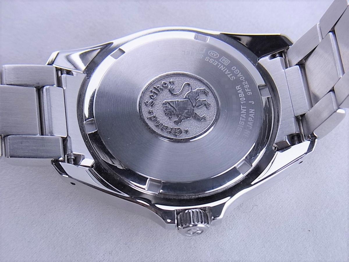 グランドセイコー マスターショップモデルSBGX083 ツインパルス制御モーター　 超高速日送りカレンダー メンズ腕時計　売却実績　裏蓋画像
