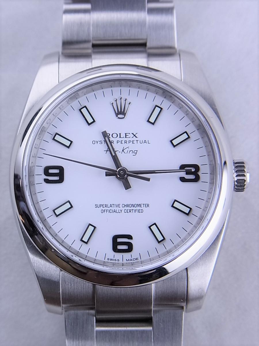 ロレックス 114200 オートマcal.3130　メンズ腕時計　買取実績　正面全体画像