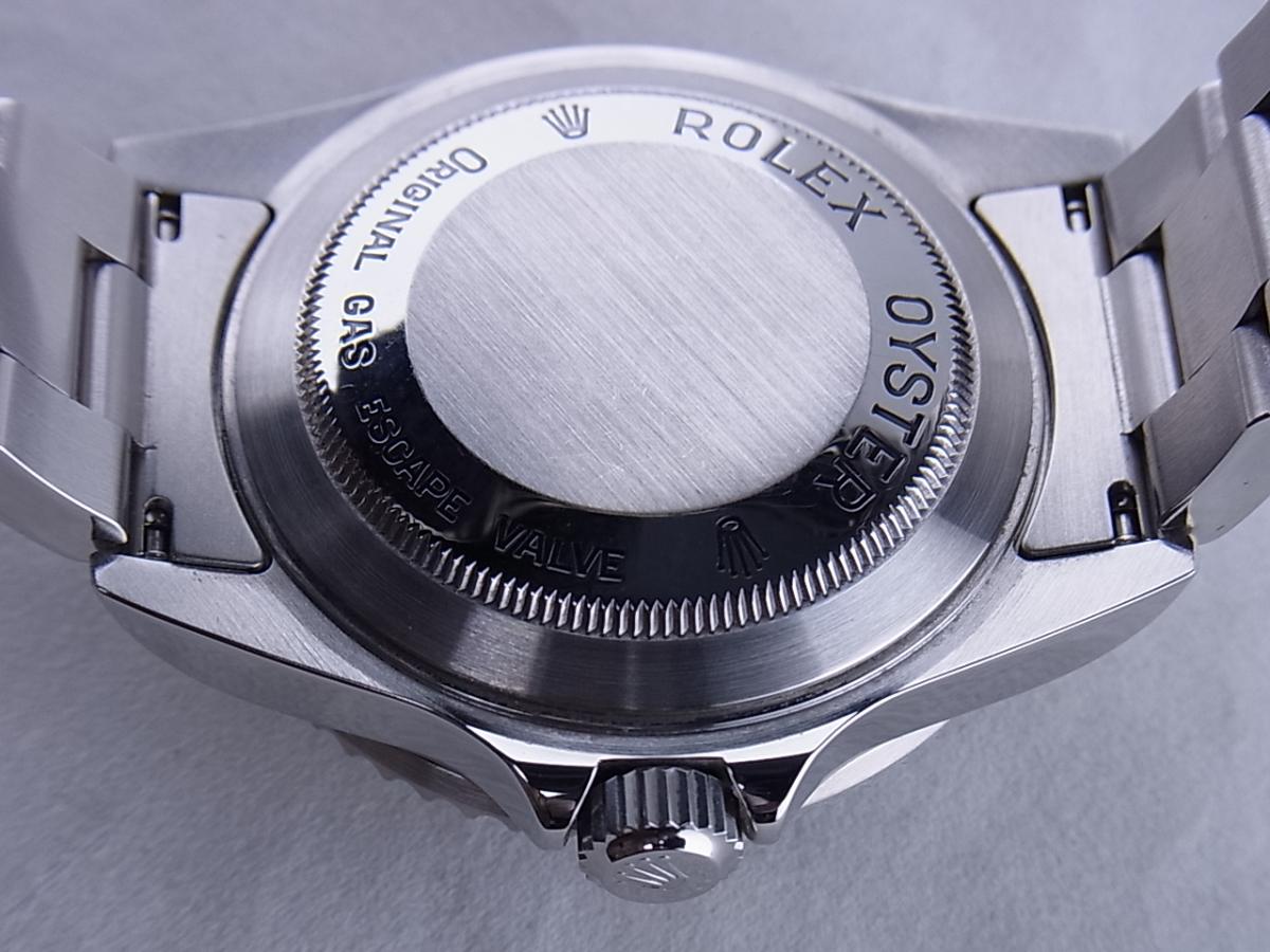 ロレックス シードゥエラー16600　1991年～2008年製造モデル 自動巻きcal.3135　40mmメンズ腕時計　売却実績　裏蓋画像
