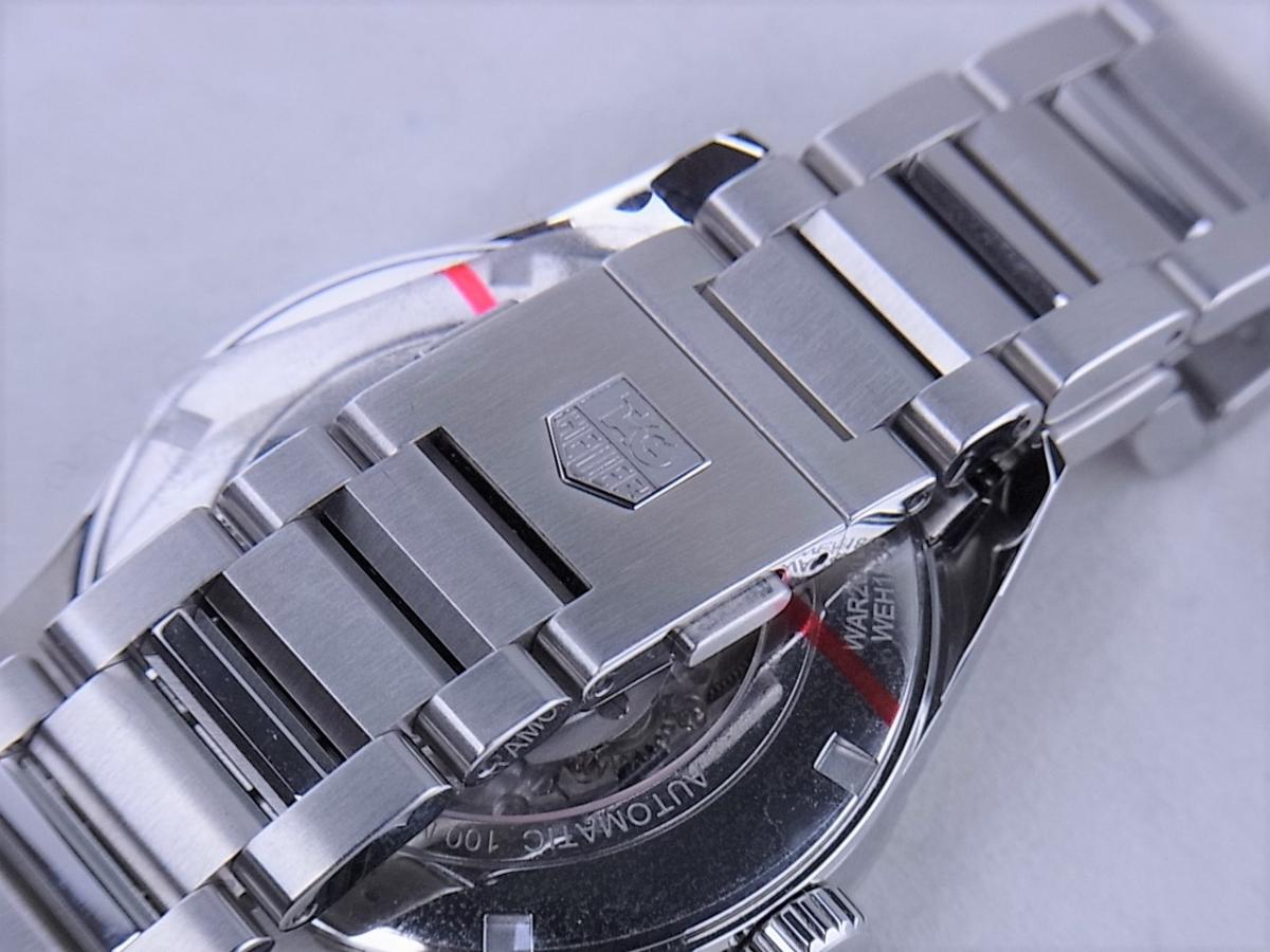 タグホイヤー カレラ　デイデイト　キャリバー5　WAR201C.BA0723　41mmメンズ腕時計　高価売却　バックル画像