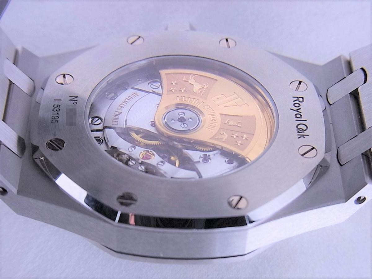 オーデマピゲ ロイヤルオーク 15400ST.OO.1220ST.01 2012年モデル　デイト　41mmメンズ腕時計　売却実績　裏蓋裏スケ画像