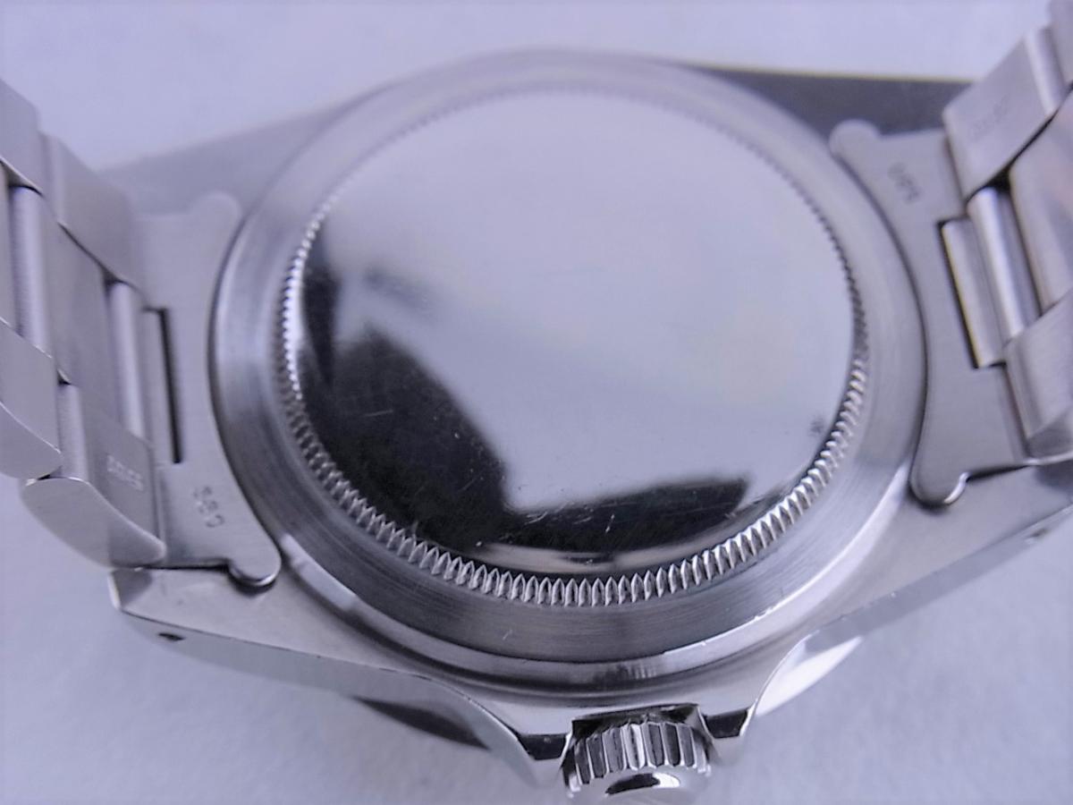 ロレックス サブマリーナ1680　1965年～1980年頃製造　フチなしインデックス　40mmメンズ腕時計　売却実績　裏蓋画像