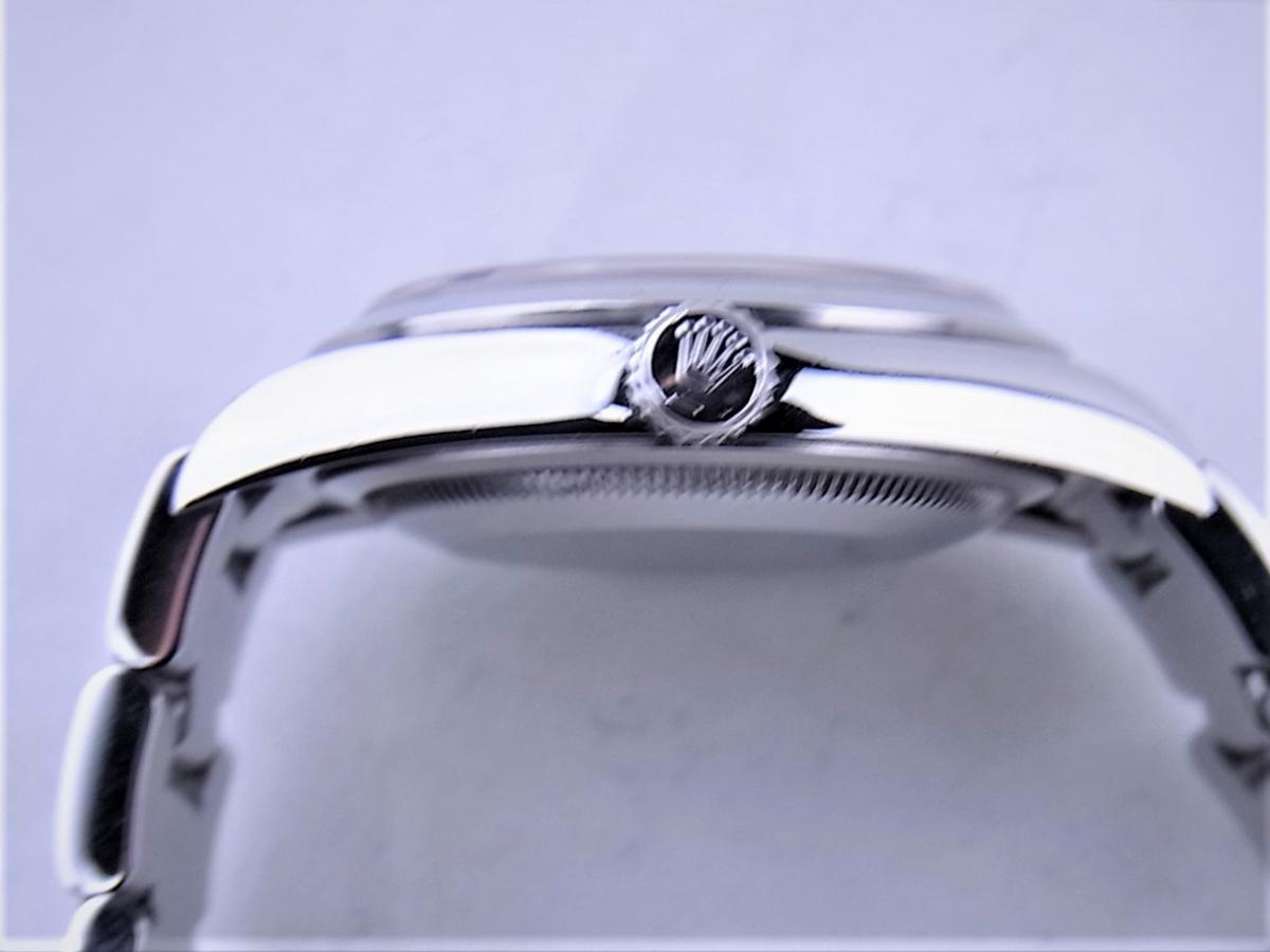 ロレックス エクスプローラー114270　cal.3130 シリアルF番(2003年頃製造) メンズ腕時計　買い取り実績　3時リューズサイド画像