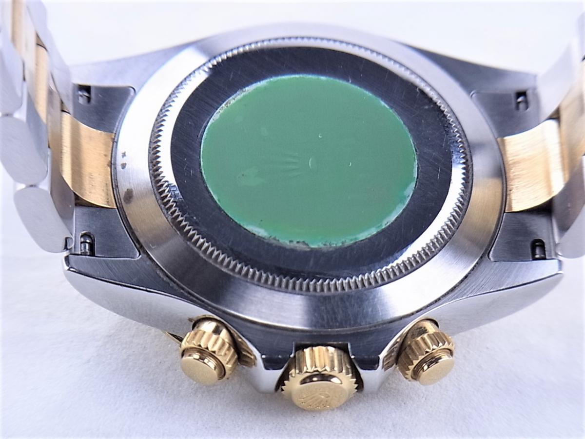 ロレックス デイトナ116523黒　ロレックスシリアルP番(2000年製造)　300m防水 メンズ腕時計　売却実績　裏蓋画像