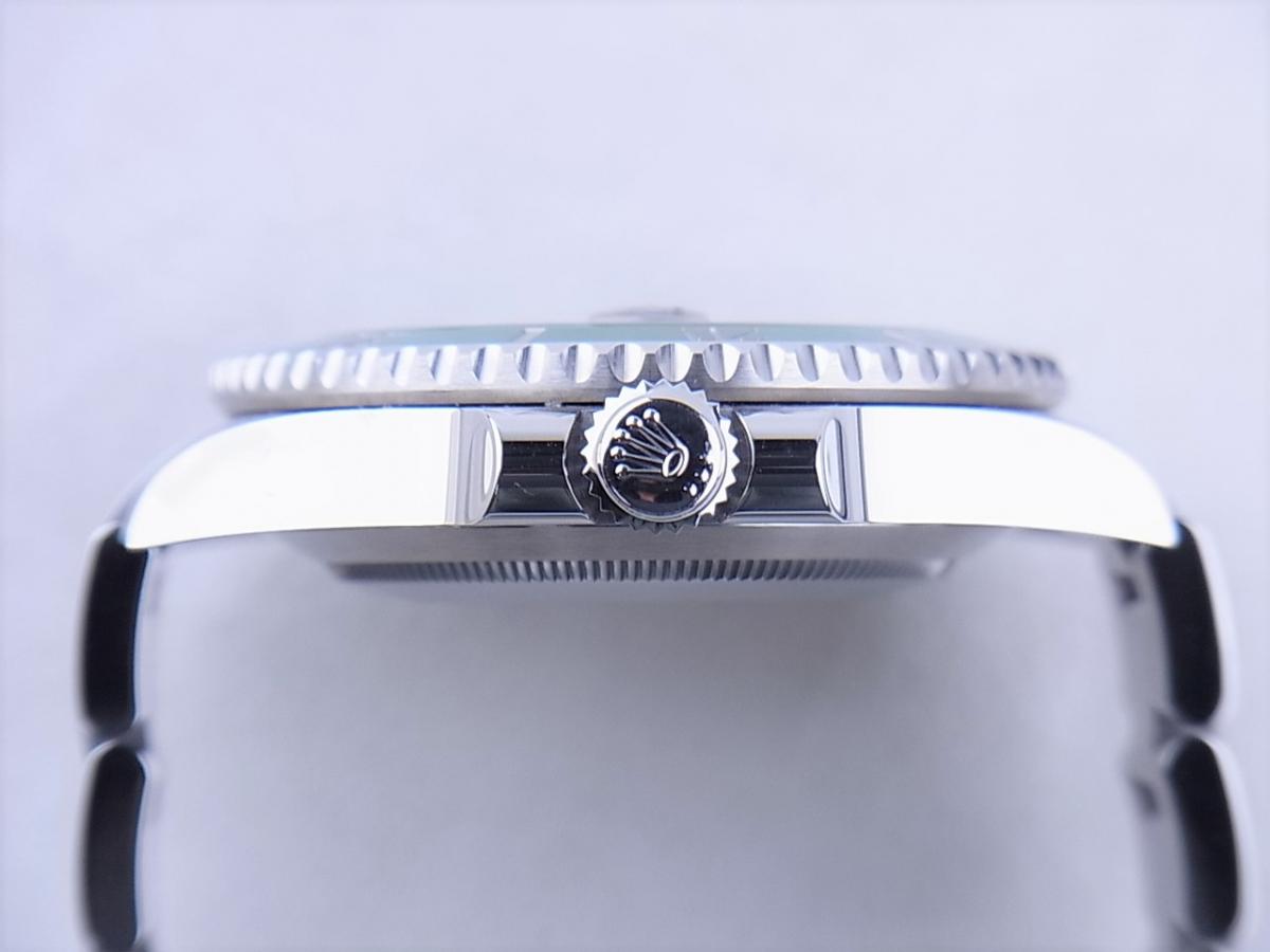 ロレックス サブマリーナデイト116610LV 2010年発売モデル　グリーンサブ　300ｍ防水 メンズ腕時計　買い取り実績　3時リューズサイド画像