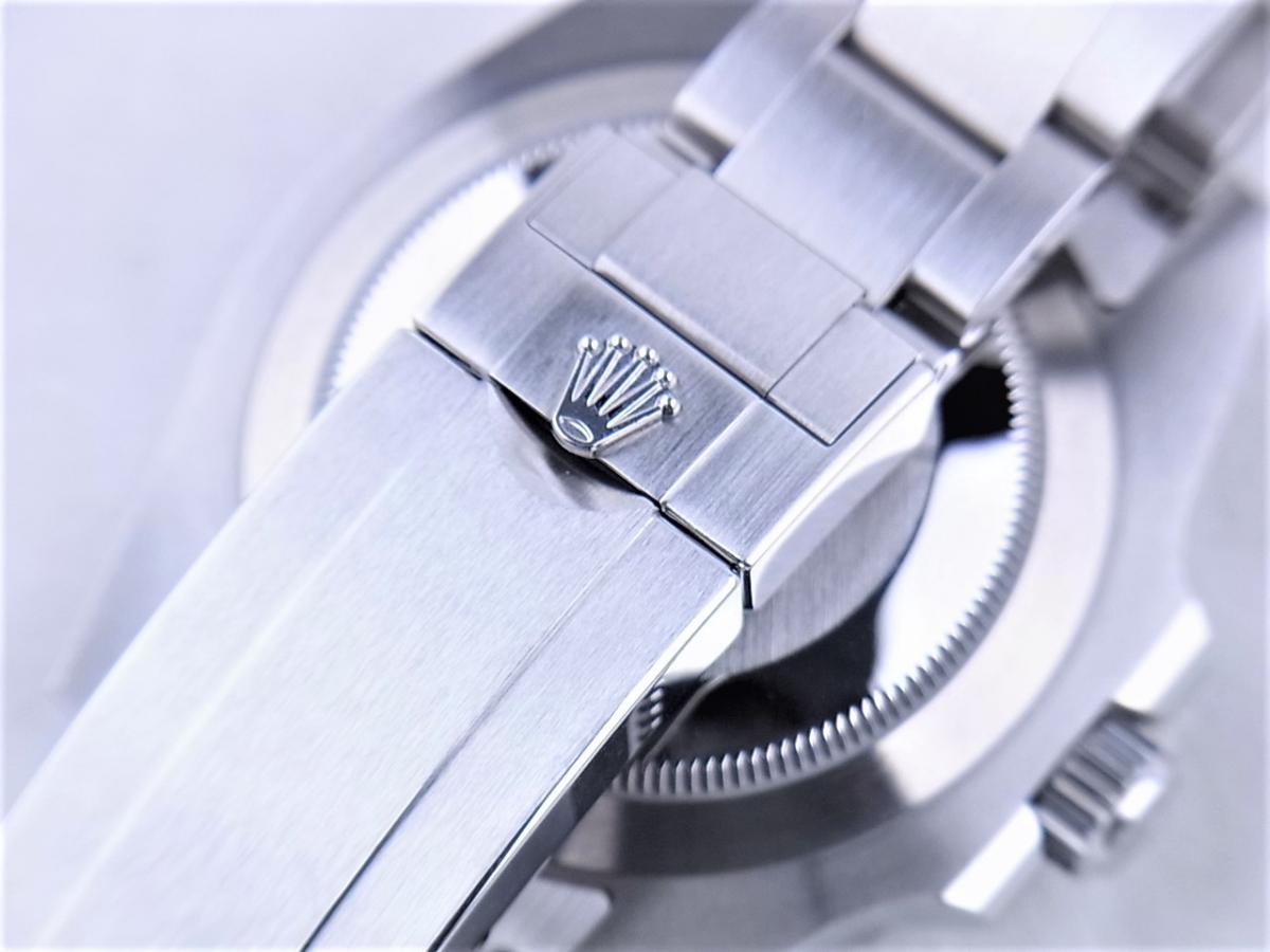 ロレックス サブマリーナデイト116610LV 2010年発売モデル　グリーンサブ　300ｍ防水 メンズ腕時計　高価売却　バックル画像
