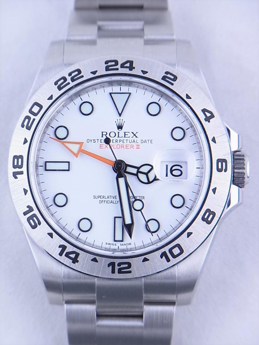 ロレックス エクスプローラー2　216570　ランダムシリアル　メンズ腕時計　買取実績　正面全体画像