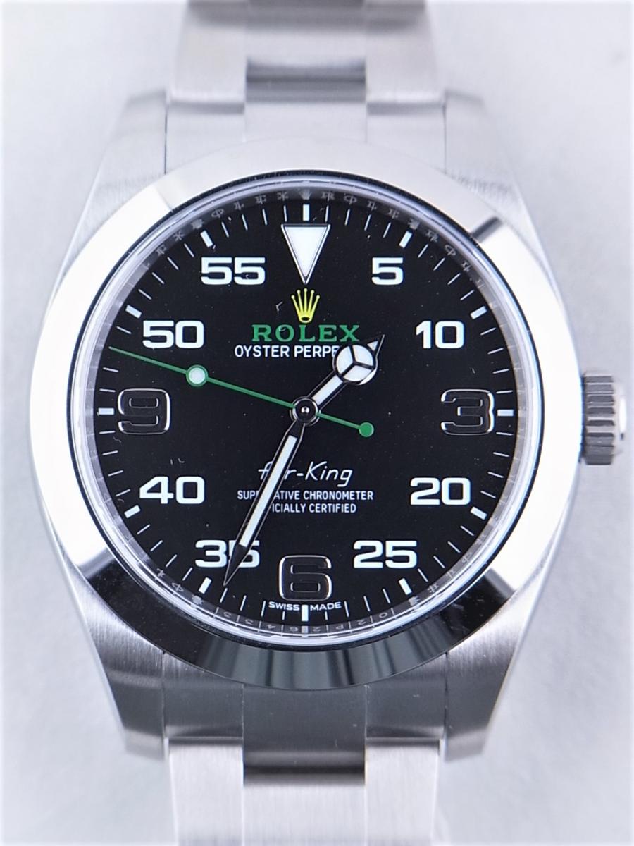 ロレックス エアキング116900　ランダムシリアル　メンズ腕時計　買取実績　正面全体画像