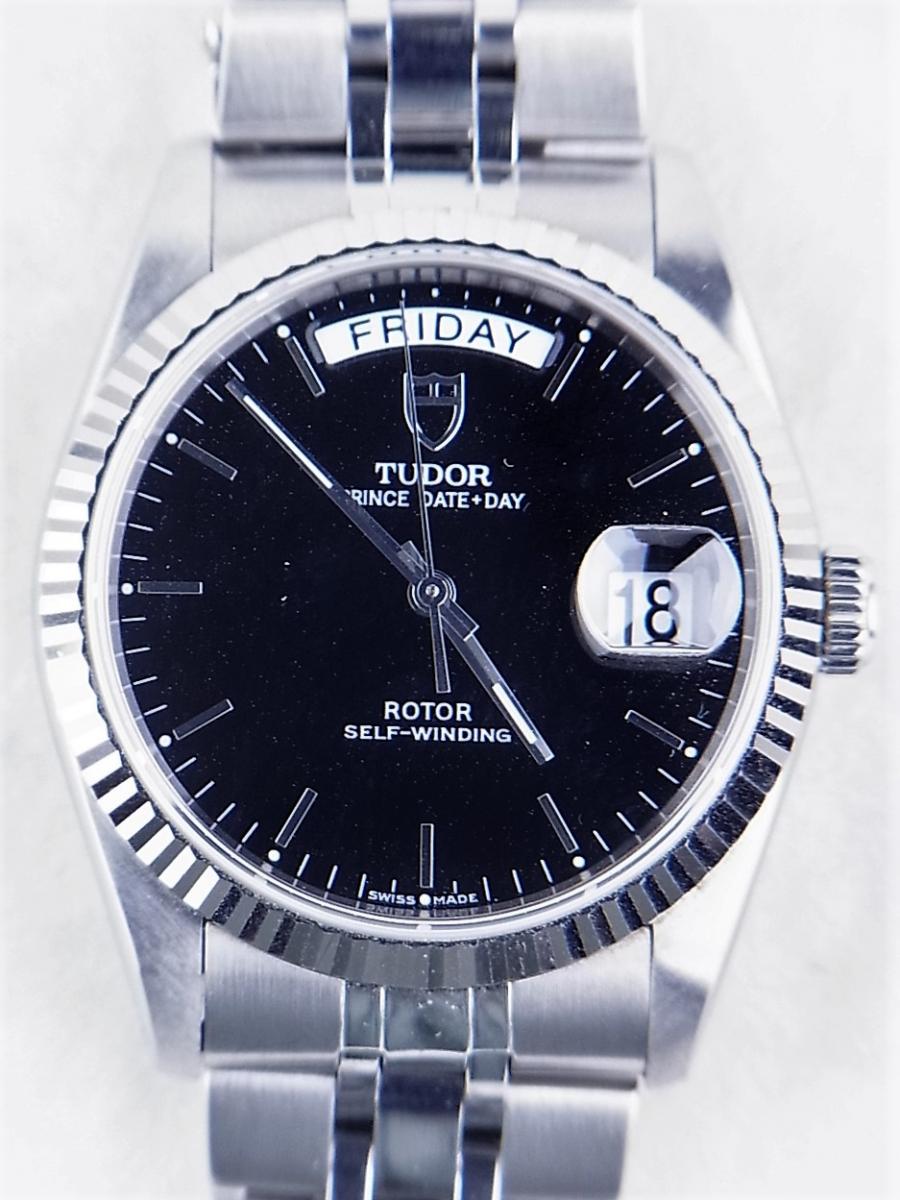 チュードル プリンスデイトデイ 76214 フルーテッドベゼル　デイデイト　メンズ腕時計　買取実績　正面全体画像