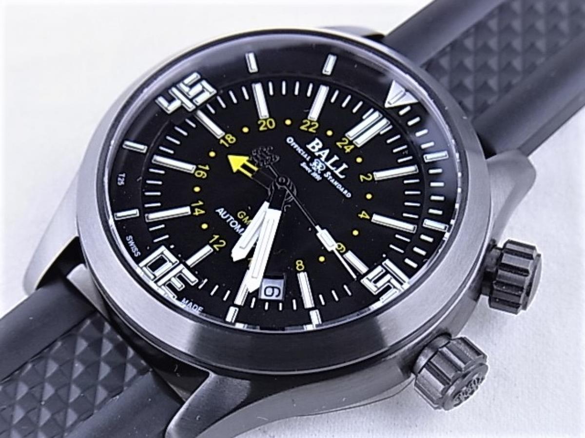 ボールウォッチ エンジニアマスターⅡ GMT DG1020A-P3AJ-BK GMT　メンズ腕時計　買取り実績　フェイス斜め画像