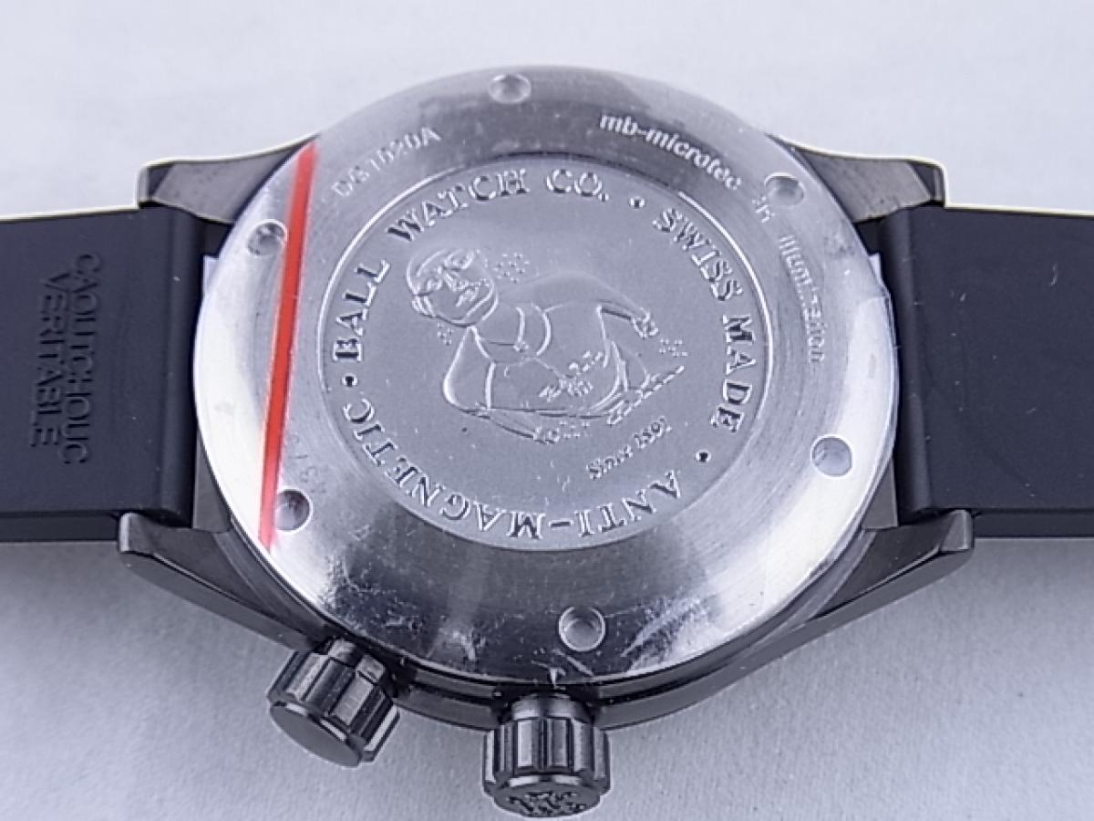 ボールウォッチ エンジニアマスターⅡ GMT DG1020A-P3AJ-BK GMT　メンズ腕時計　売却実績　裏蓋画像