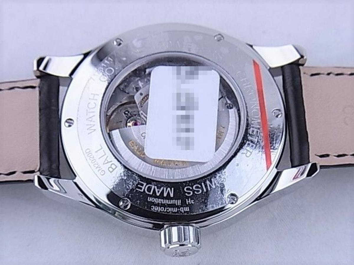 ボールウォッチ トレインマスター ワールドタイム GM2020D-LL1FCJ-SL メンズ腕時計　売却実績　裏蓋画像